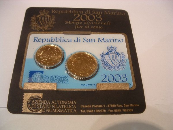 (afbeelding voor) Mini kit San Marino 2003 BU